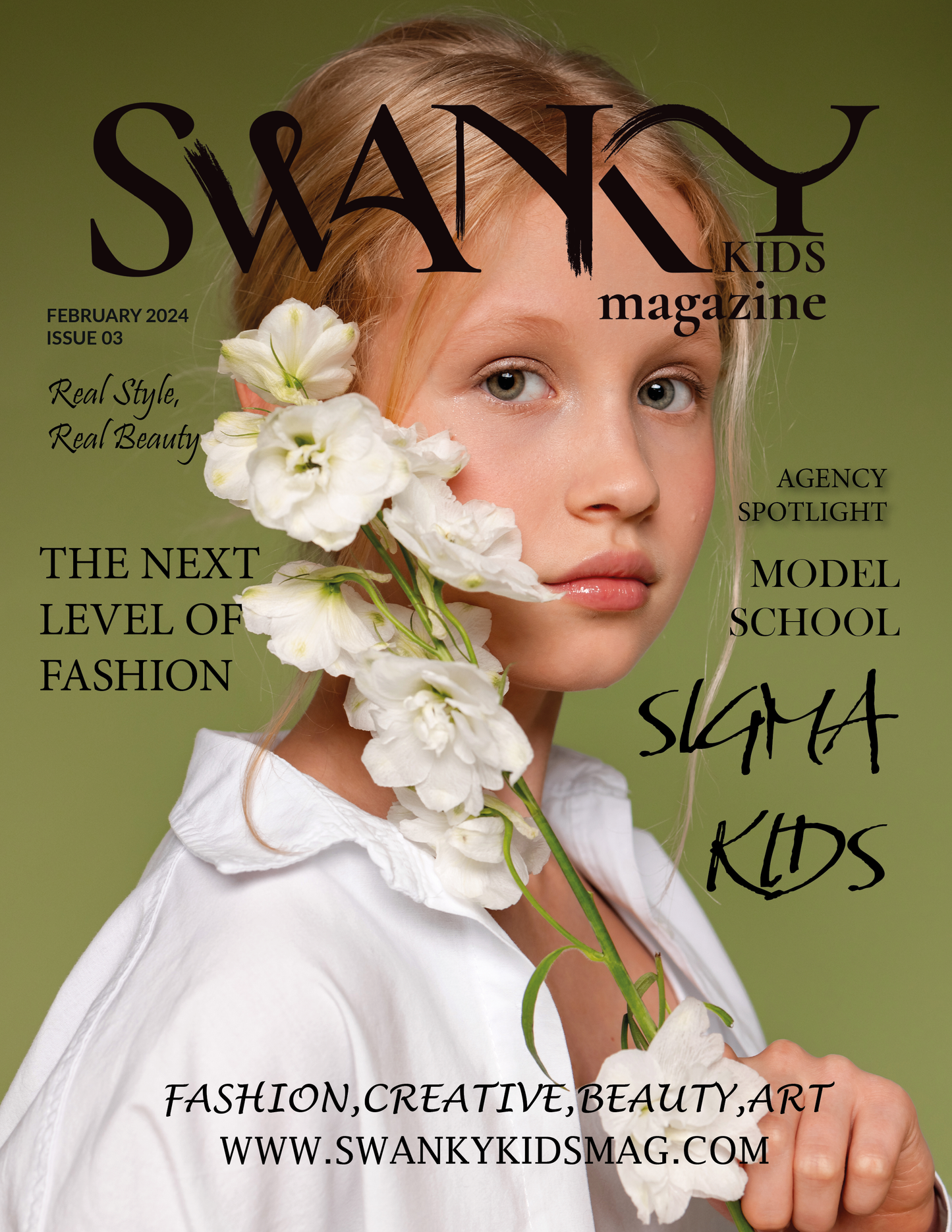 Swanky Kids Magazine - Febbraio 2024: The Kids Fashion Edition Numero 3