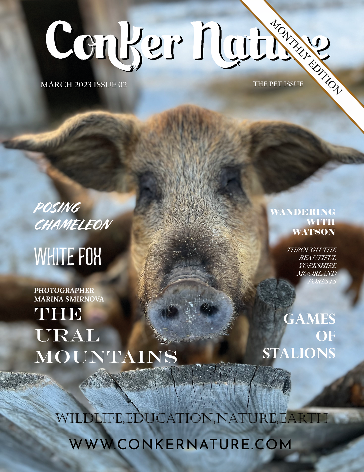 RIVISTA CONKER NATURE | PRIMAVERA | NUMERO MENSILE DI PETS: MARZO 2023 | VOL XXII | NUMERO II