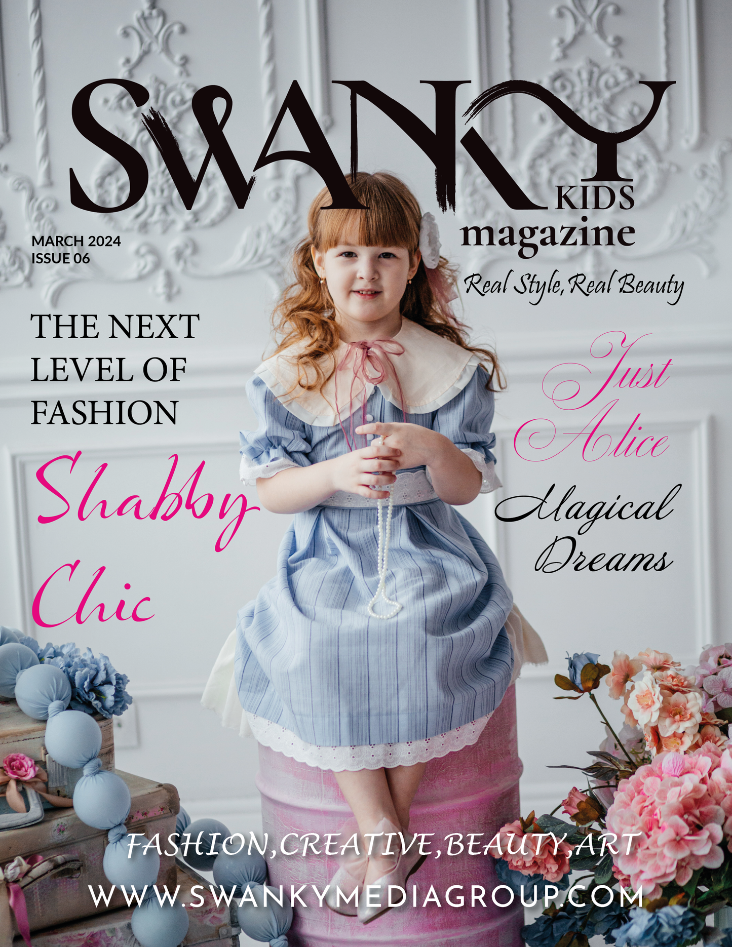 Swanky Kids Magazine - Marzo 2024: The Kids &amp; Teens Fashion Edition Numero 6 - Scacchiera