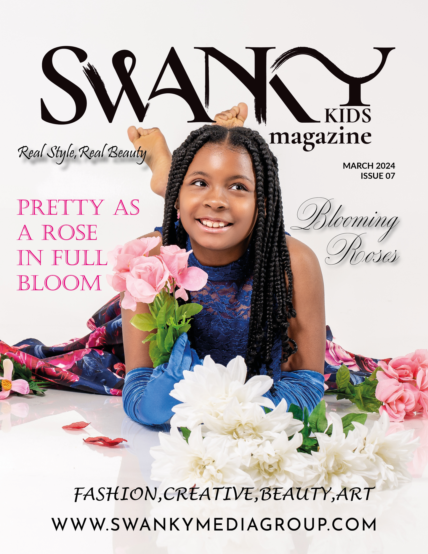 Swanky Kids Magazine - Marzo 2024: The Kids Fashion Edition Numero 7 - Flower Aroma