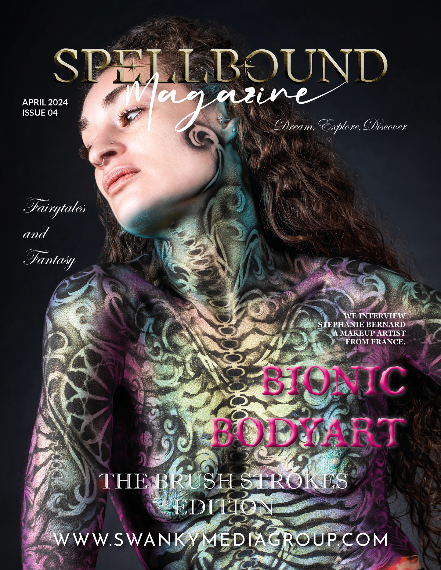 Spellbound Fairytales and Fantasy Magazine - Aprile 2024: The Brushstrokes Edition Numero 4