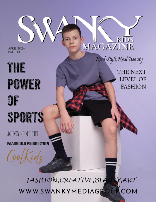 Swanky Kids Magazine - April 2024: The Kids Fashion Edition Issue 10⁠