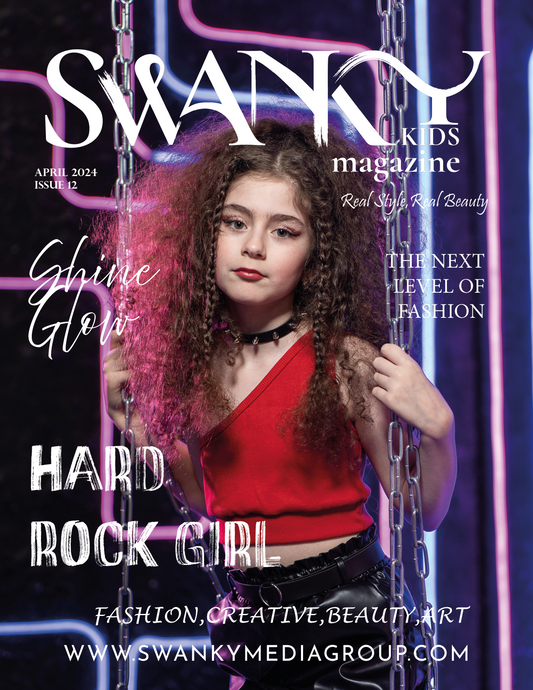 Swanky Kids Magazine - April 2024: The Kids Fashion Edition Issue 12⁠