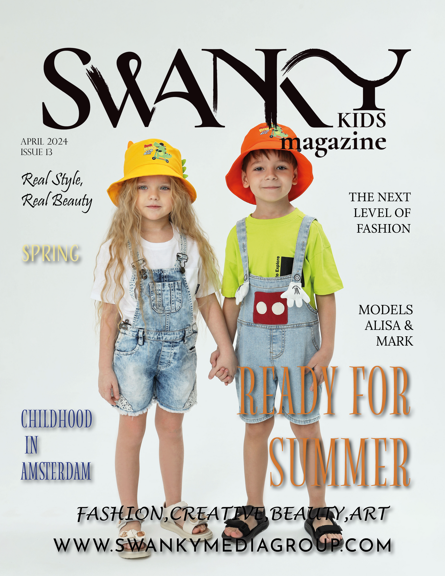 Swanky Kids Magazine - Aprile 2024: The Kids Fashion Edition Numero 13⁠