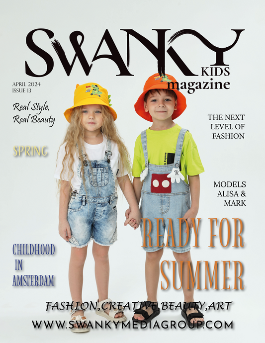 Swanky Kids Magazine - April 2024: The Kids Fashion Edition Issue 13⁠