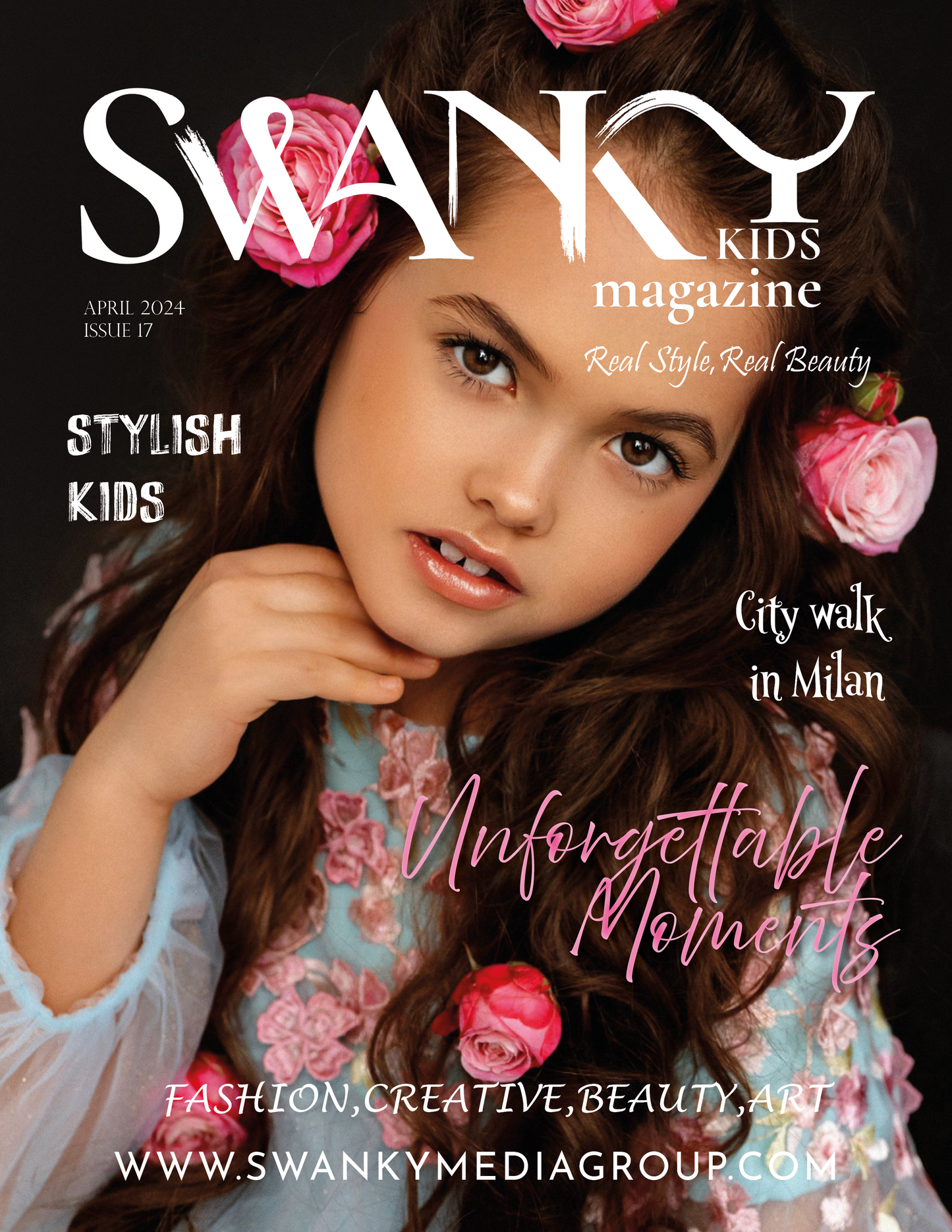 Swanky Kids Magazine - Aprile 2024: The Kids Fashion Edition Numero 17⁠