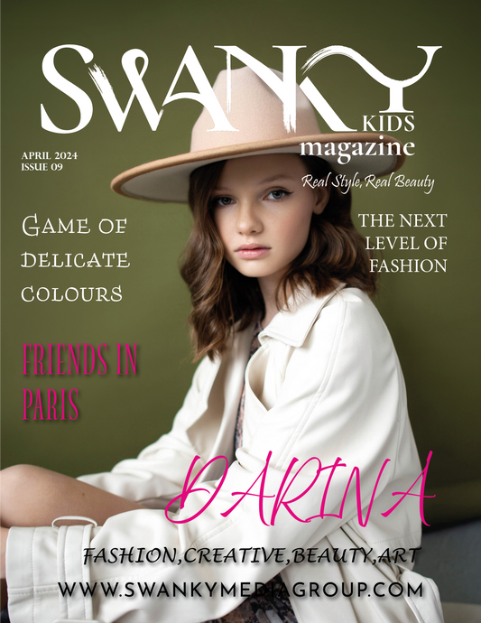 Swanky Kids Magazine - April 2024: The Kids Fashion Edition Issue 9⁠