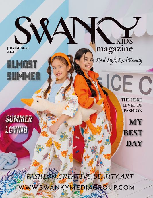 Swanky Kids Magazine - July / August 2024: The Kids Fashion Edition The Summer Style Issue 1