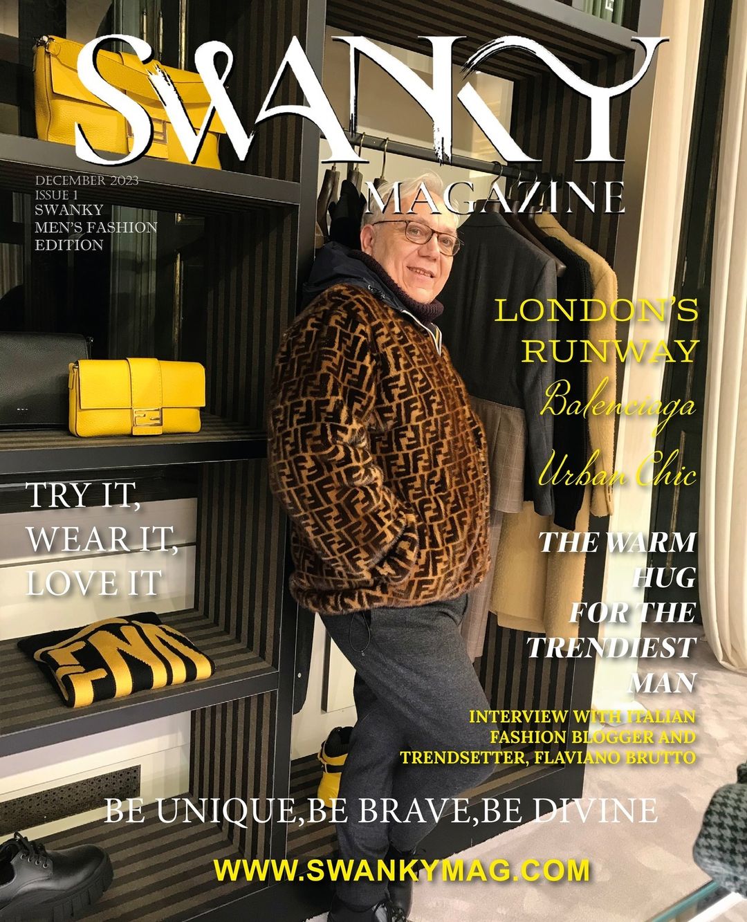 Swanky Mens Magazine - Dicembre 2023: The Mens Edition Numero I