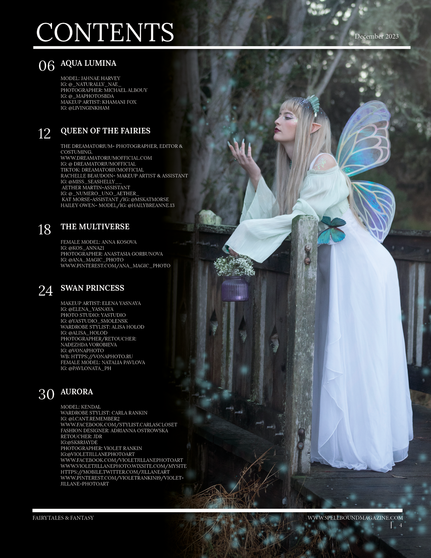 Spellbound Fairytales and Fantasy Magazine - December 2023: The Enchanted Realms Issue⁠ I