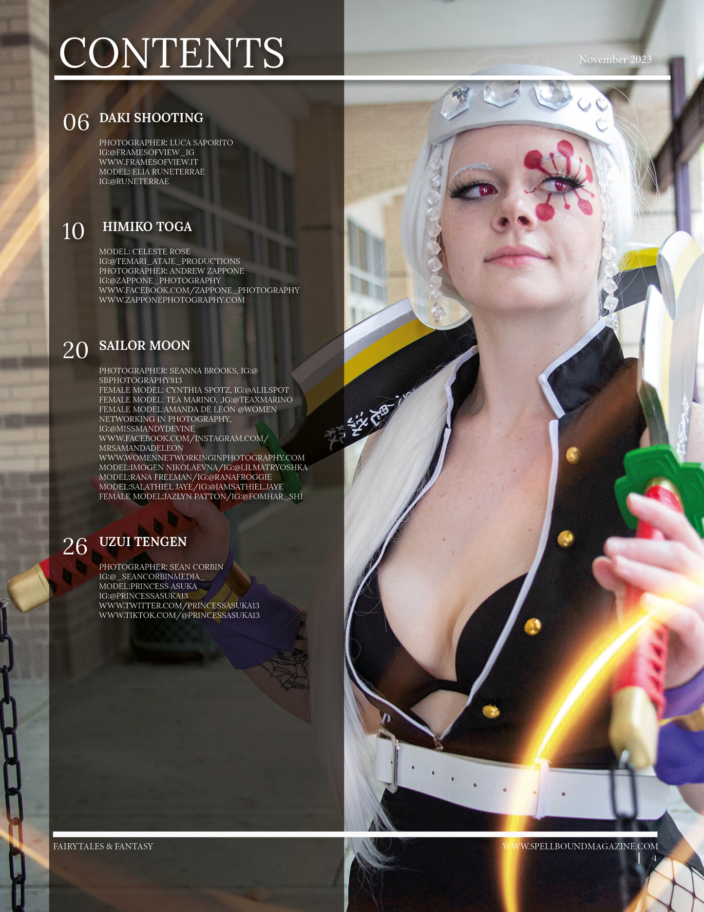 Spellbound Magazine - Novembre 2023: The Cosplay Edition Numero III