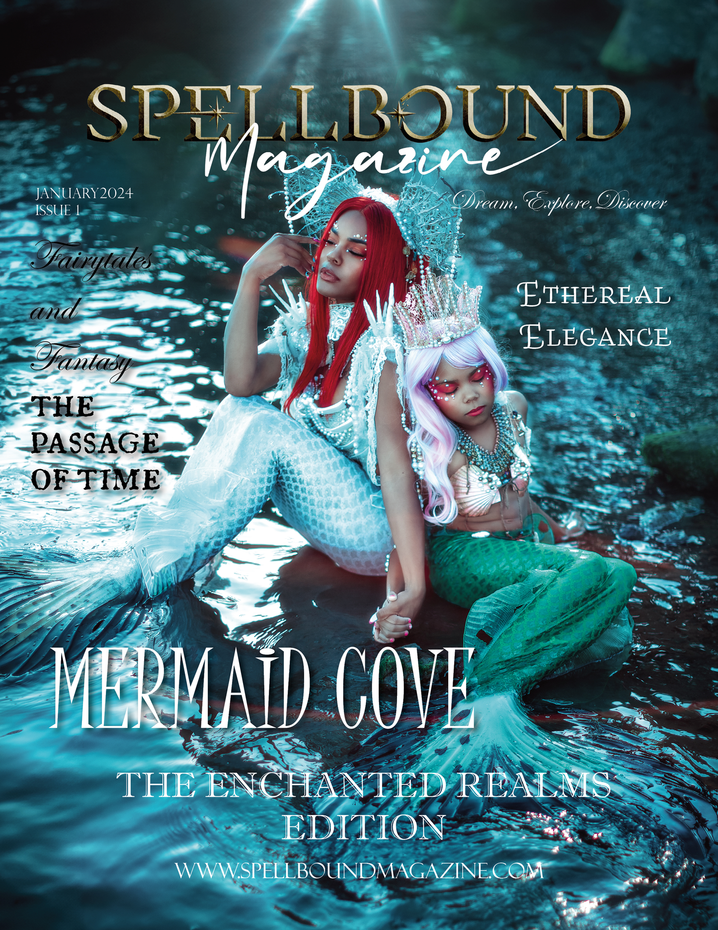 Spellbound Fairytales and Fantasy Magazine - January 2024: The Enchanted Realms Edition Issue 1⁠