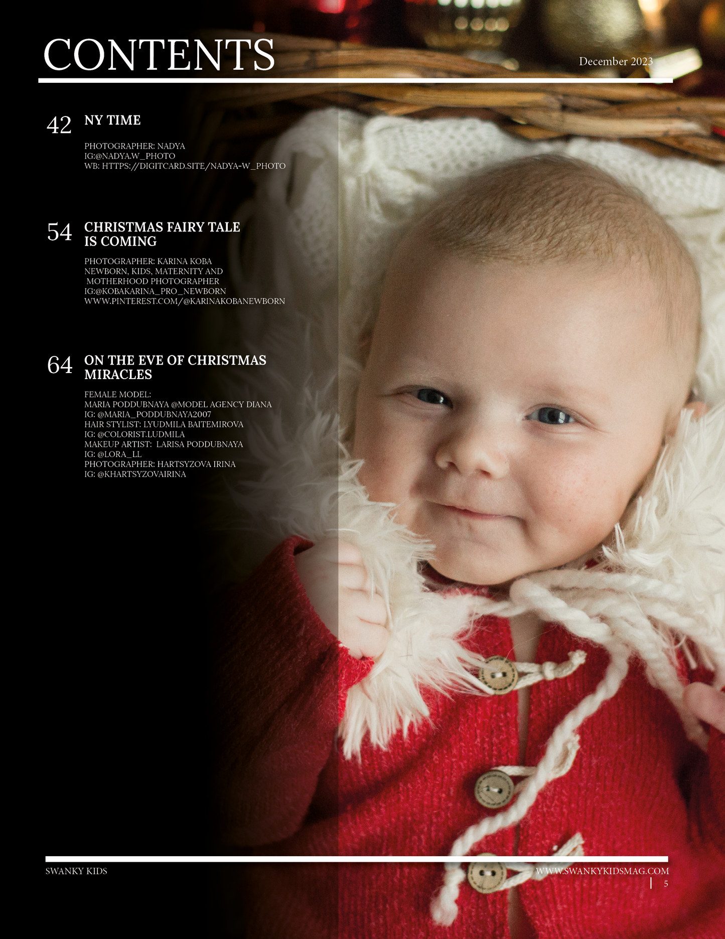 Swanky Kids Magazine - December 2023: The Swanky Kids Edition The Luxe Issue II