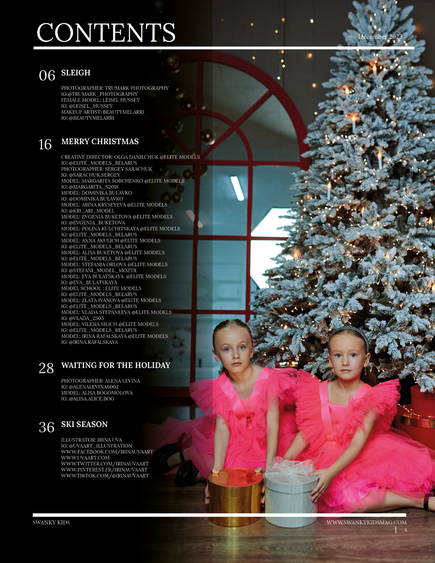 Swanky Kids Magazine - December 2023: The Swanky Kids Edition The Luxe Issue III