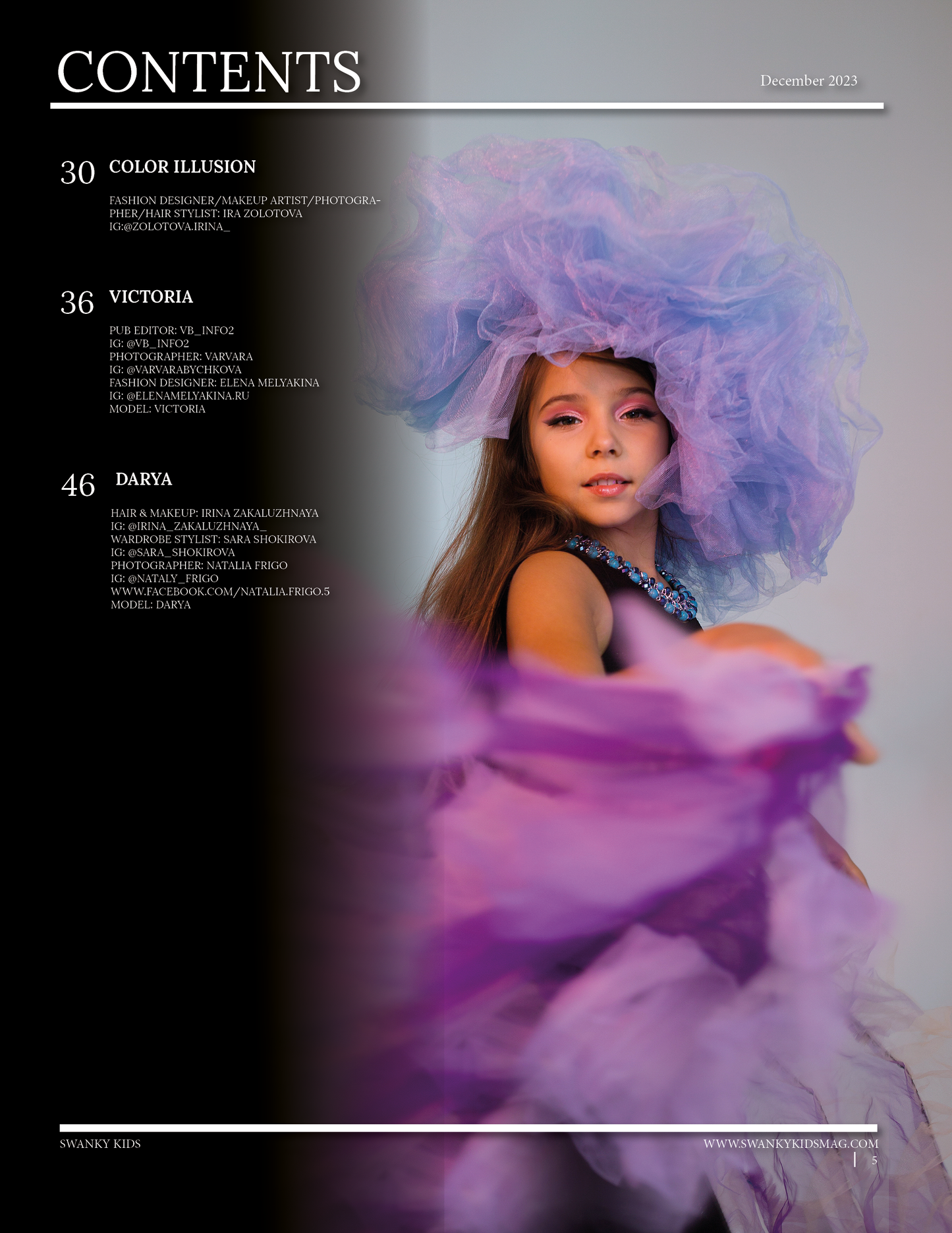 Swanky Kids Magazine - Dicembre 2023: The Swanky Kids Edition The Fashion Issue VI