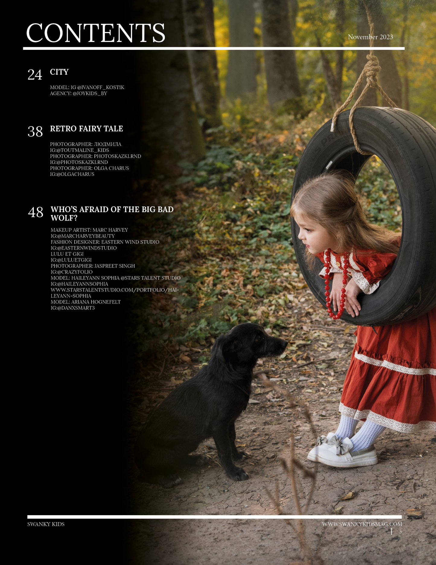 Swanky Kids Magazine - November 2023: The Swanky Kids and Teens Edition Issue VI