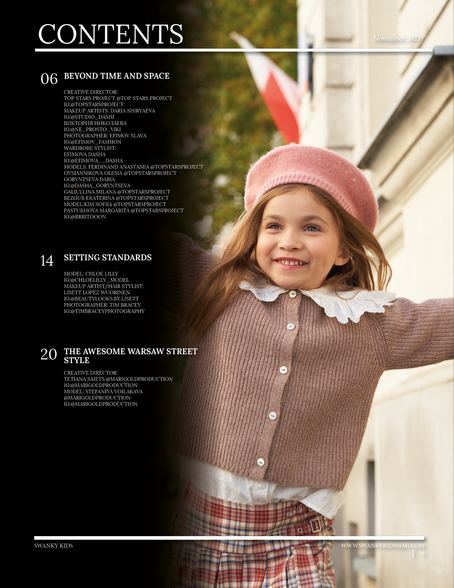 Swanky Kids Magazine - November 2023: The Swanky Kids and Teens Edition Issue VII