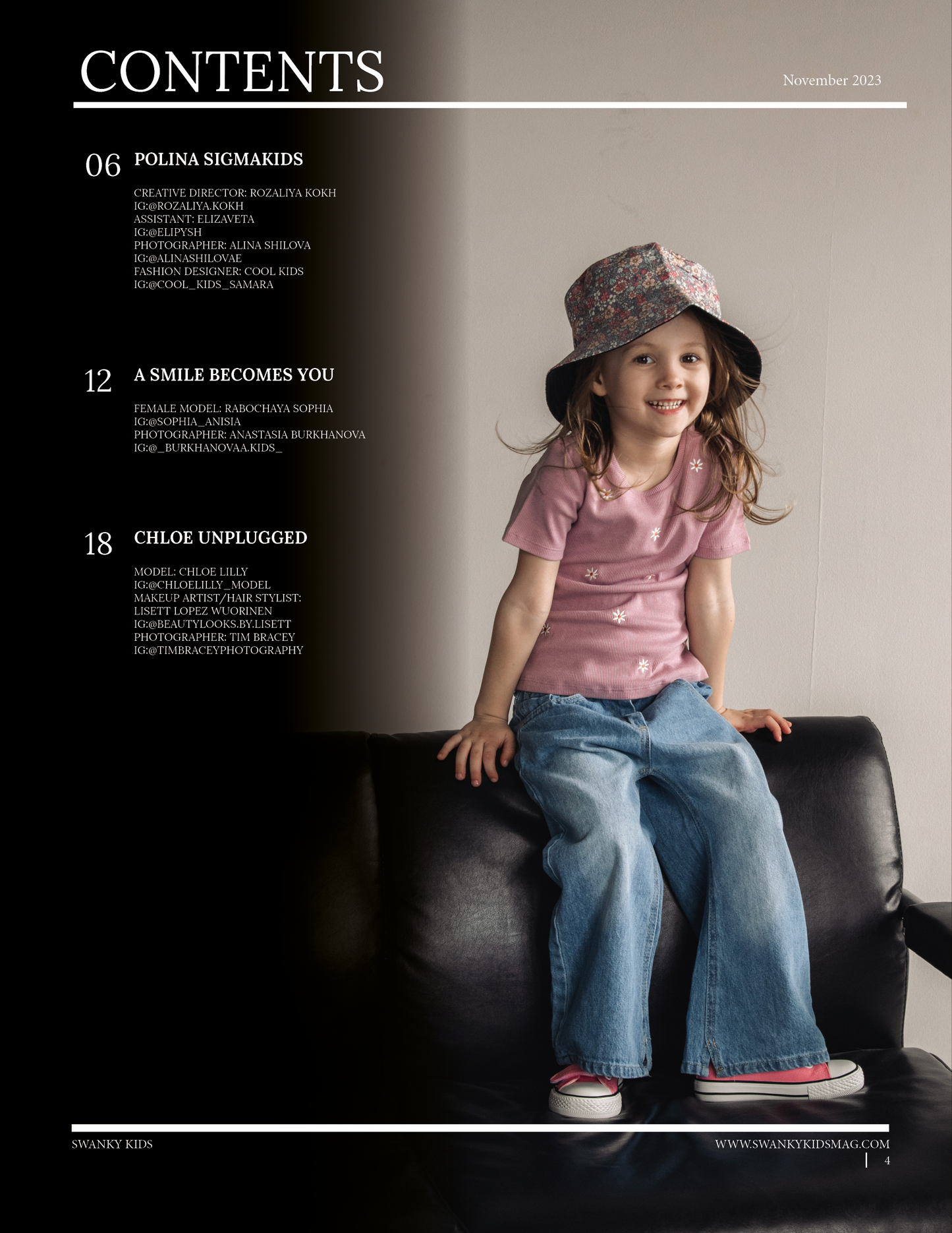 Swanky Kids Magazine - November 2023: The Swanky Kids and Teens Edition Issue IX