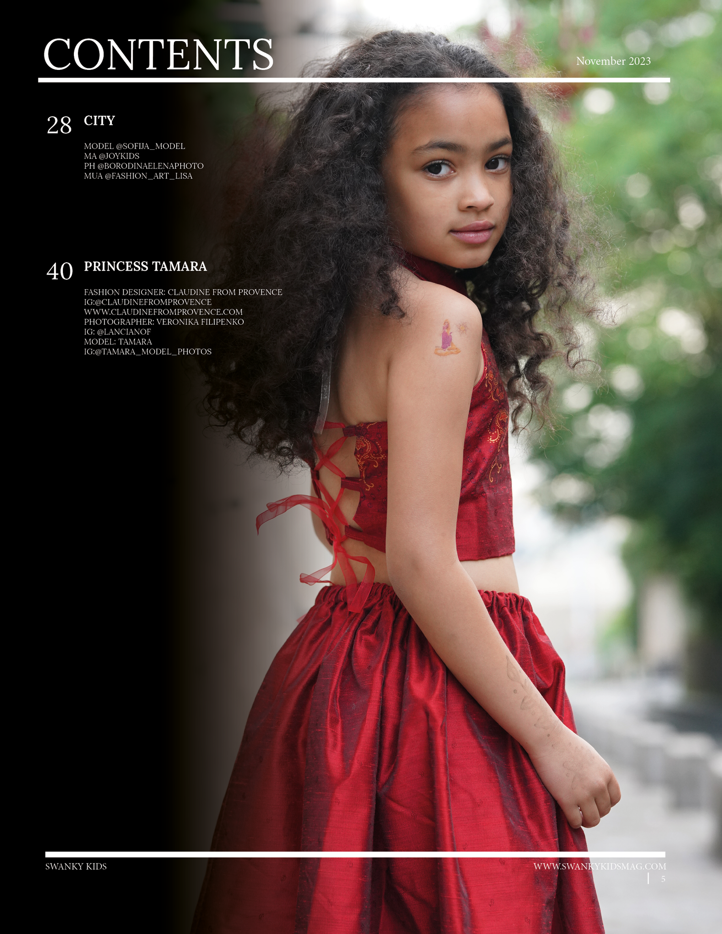 Swanky Kids Magazine - November 2023: The Swanky Kids and Teens Edition Issue IX