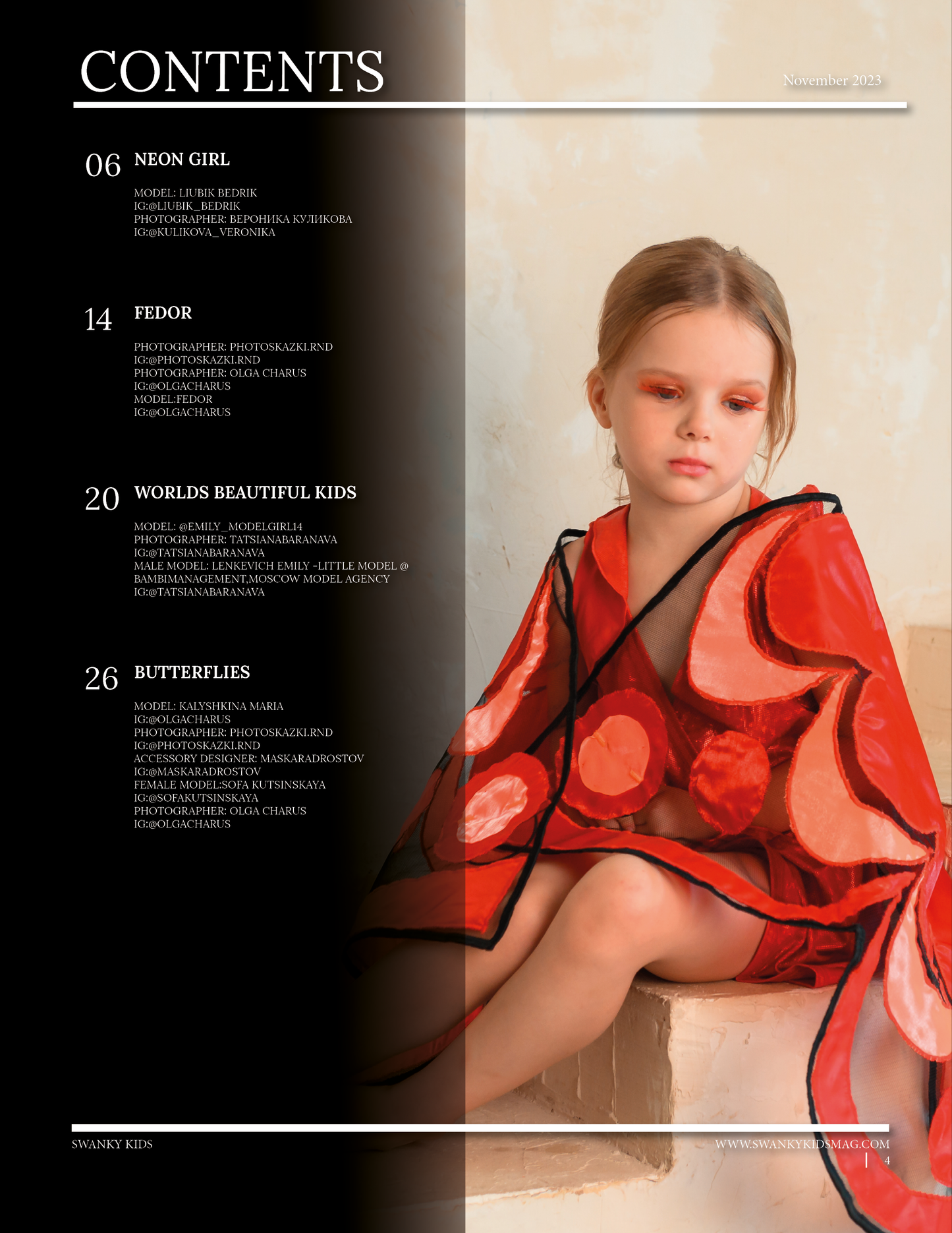 Swanky Kids Edition: November 2023 Kids Issue Issue II