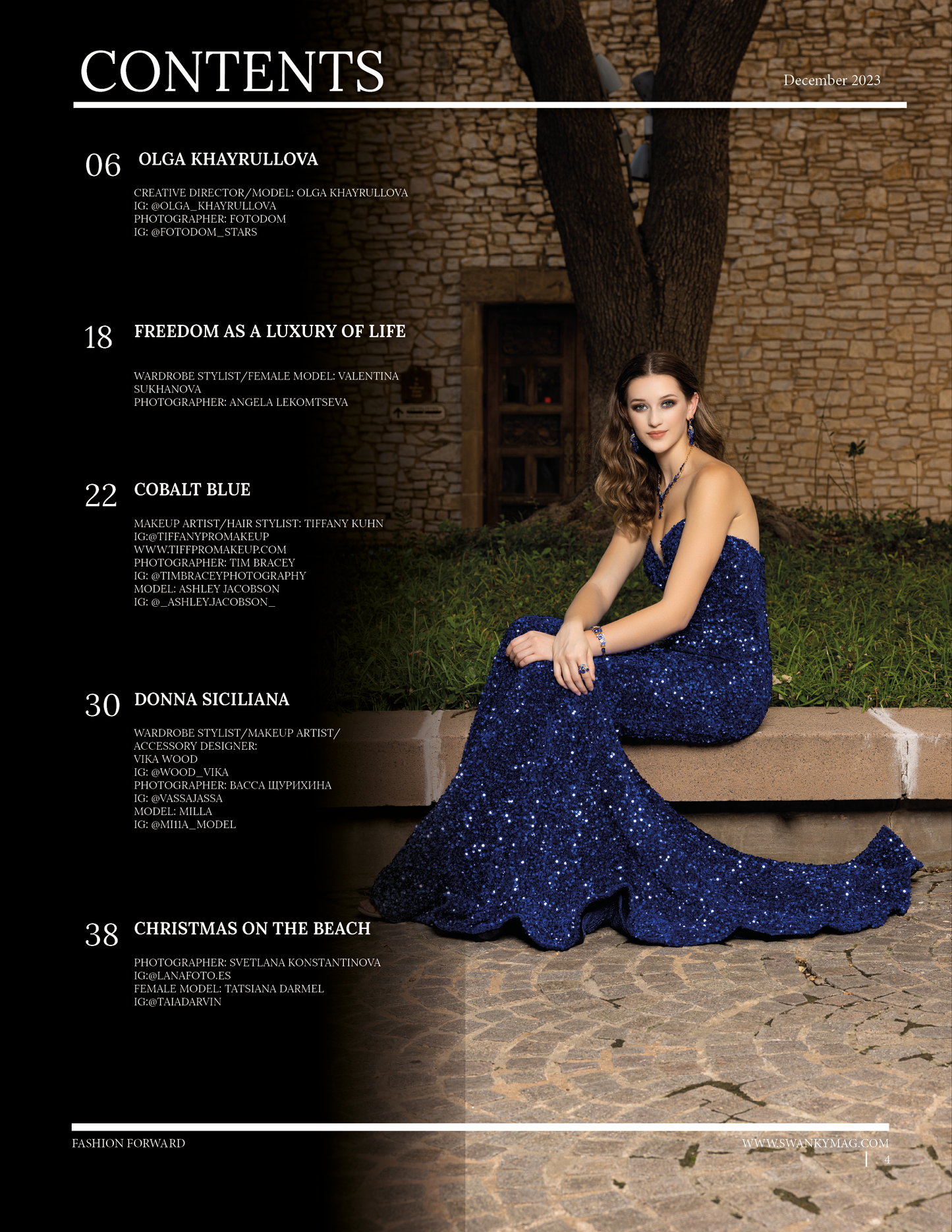 Swanky Fashion Magazine - December 2023: The Fashion Edition Issue II