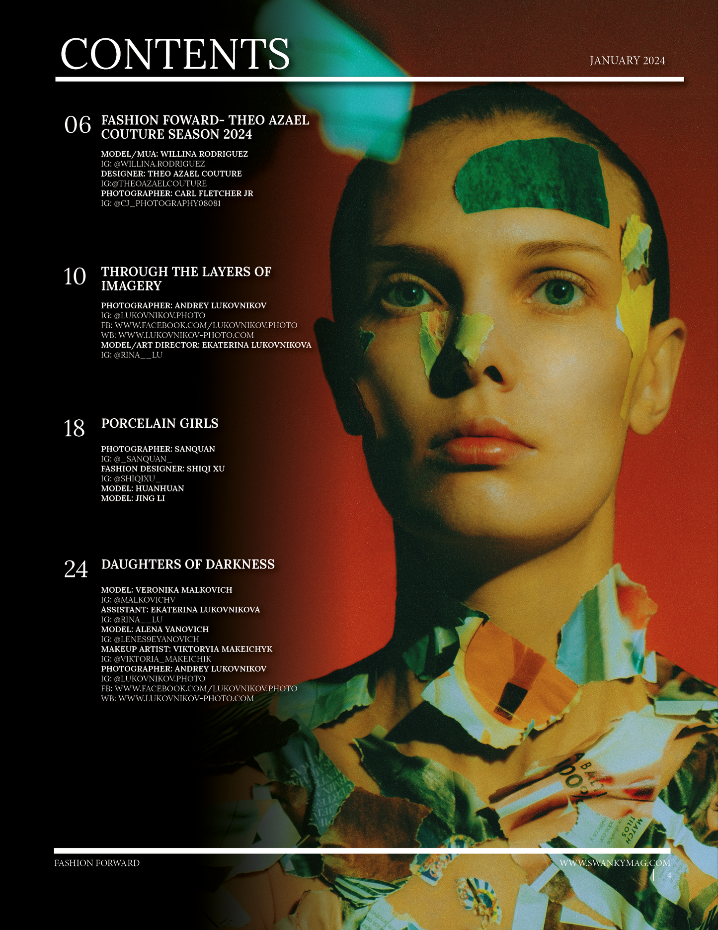 Swanky Fashion Magazine - January 2024: The Fashion Edition Issue 2