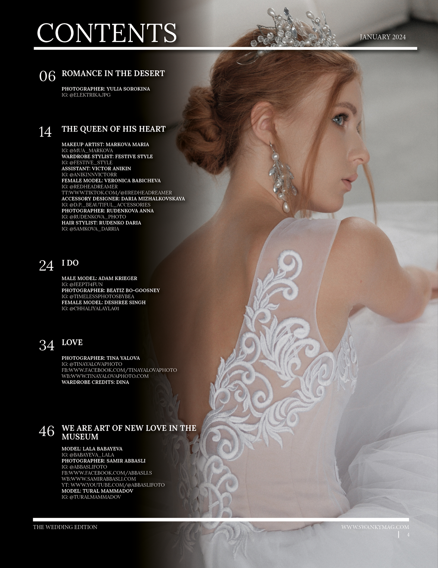 Swanky Weddings Magazine - January 2024: The Wedding Edition Issue