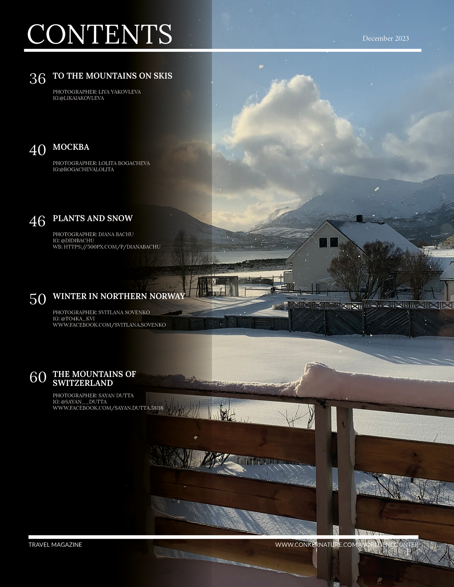 World Encounter Magazine - December 2023: The Winter/Christmas Travel Issue