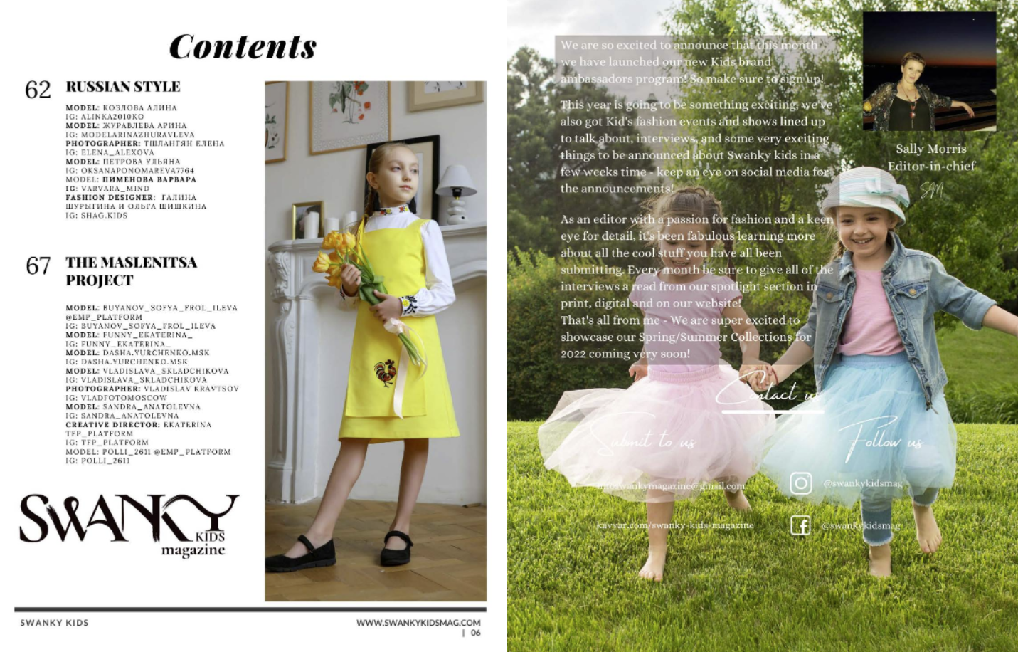 Swanky Kids Magazine APRIL 2022 VOL XVII Issue 10