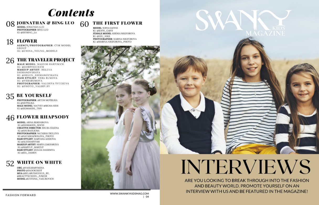 Swanky Kids Magazine VOL XV Issue 4