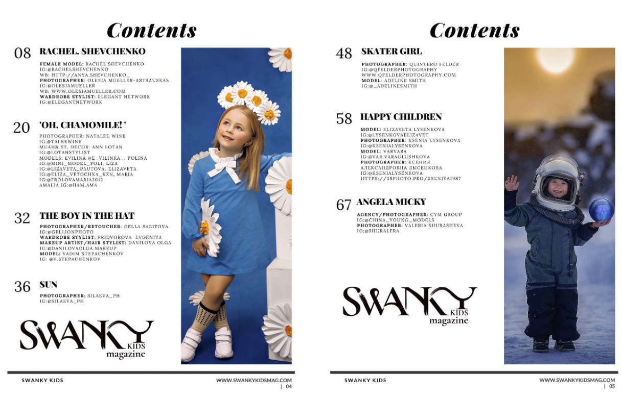 Swanky Kids Magazine VOL XVI Issue 4