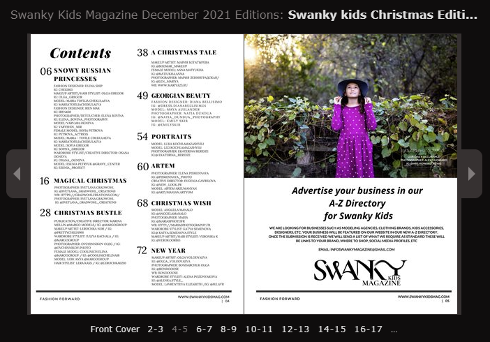 Swanky kids Christmas Special VOL IV Issue 3