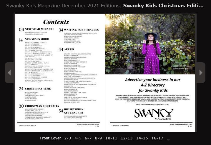 Swanky Kids Christmas Special VOL IV Issue 4