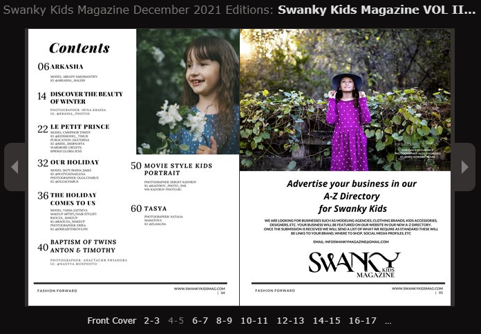 Rivista Swanky Kids VOL III Numero 1