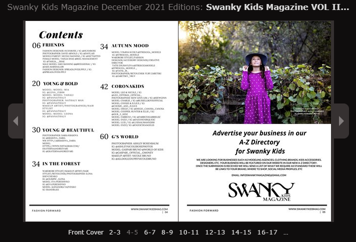 Swanky Kids Magazine VOL III Issue 3