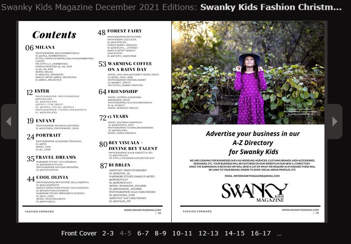 Swanky Kids Christmas Special Vol IV Issue 5