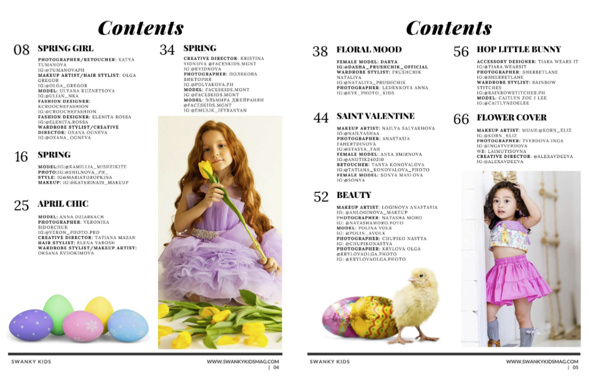 Swanky Kids Magazine Speciale Pasqua 2022 VOL XVII Numero 5