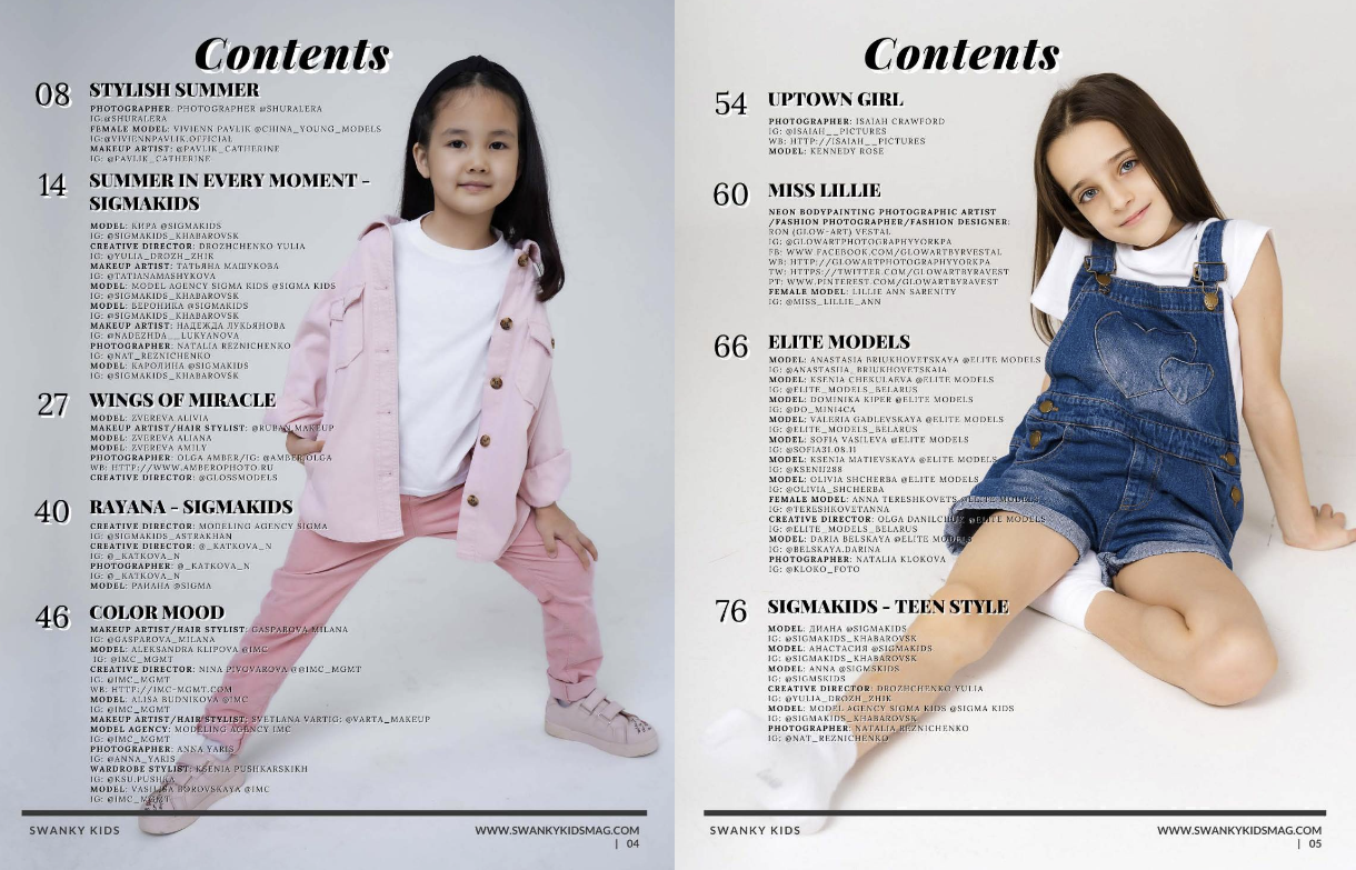 Swanky Kids Magazine AUGUST 2022 VOL XXI Issue 6
