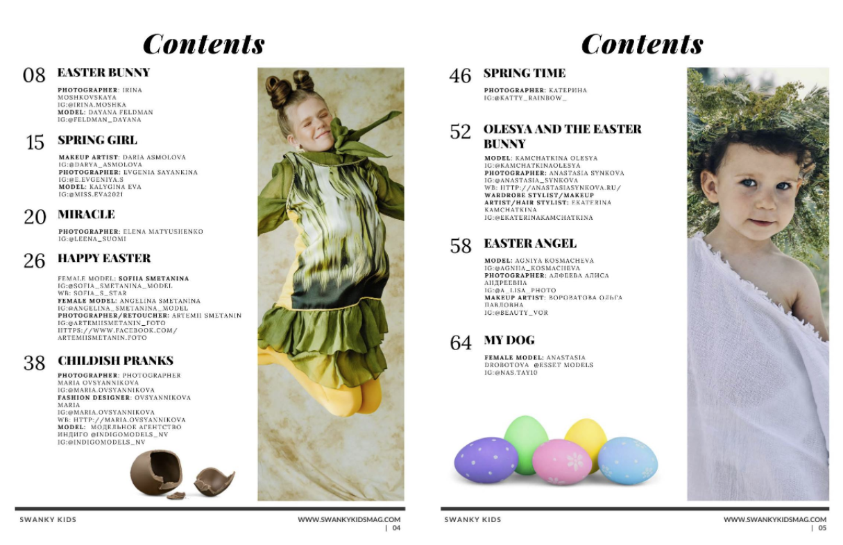 Swanky Kids Magazine Easter Special 2022 VOL XVII Issue 2