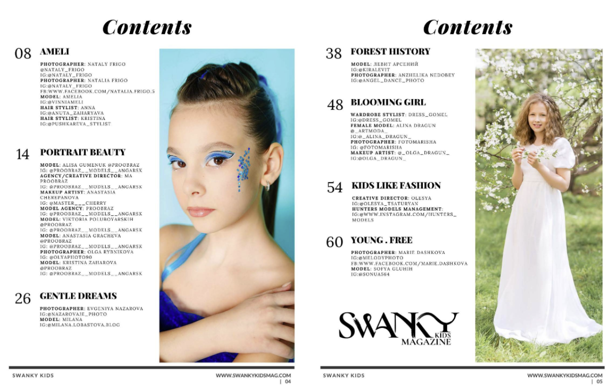 Rivista Swanky Kids MAGGIO 2022 VOL XVIII Numero 8