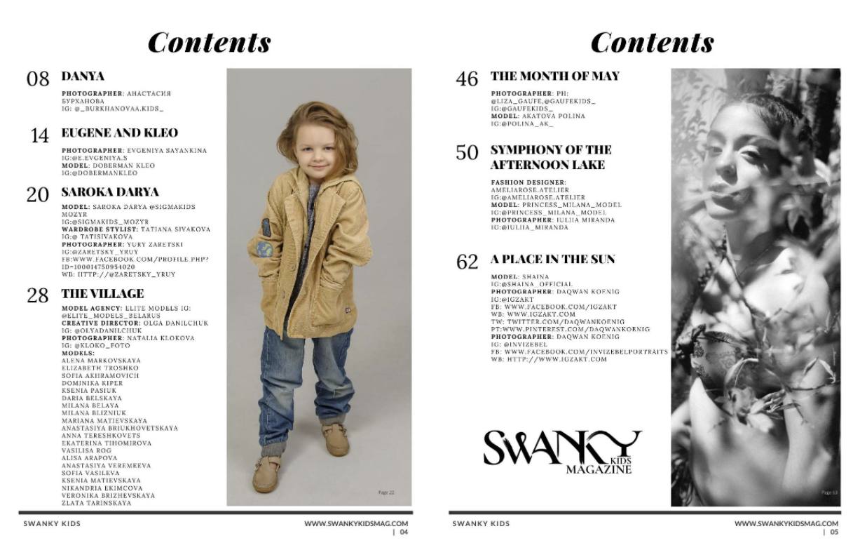 Swanky Kids Magazine MAY 2022 VOL XVIII Issue 13