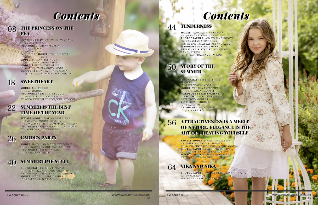 Swanky Kids Magazine AUGUST 2022 VOL XXI Issue 10