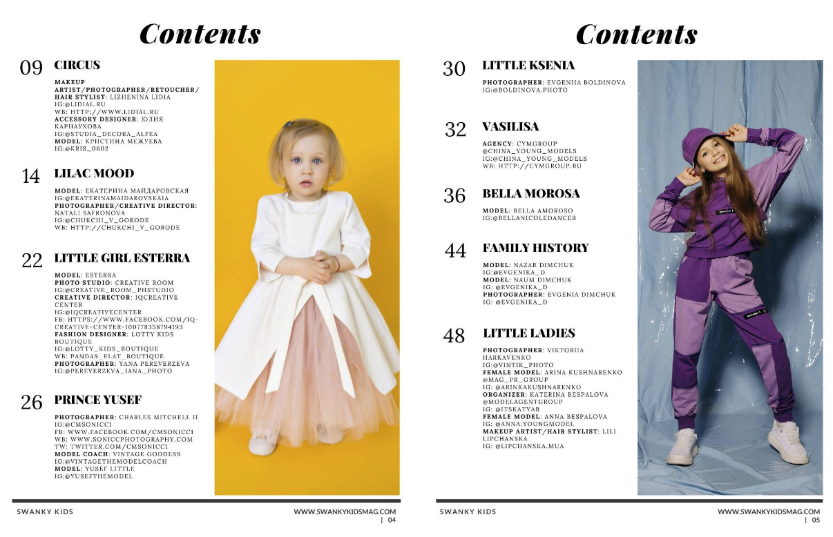 Rivista Swanky Kids GIUGNO 2022 VOL XIV Numero 2