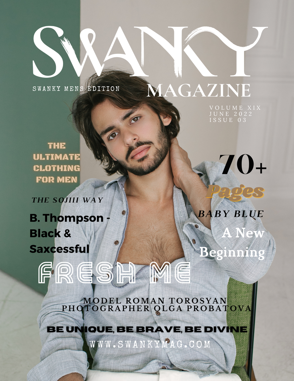 Swanky Men's June 2022 VOL XIX Issue 2 - PRINT ISSUE